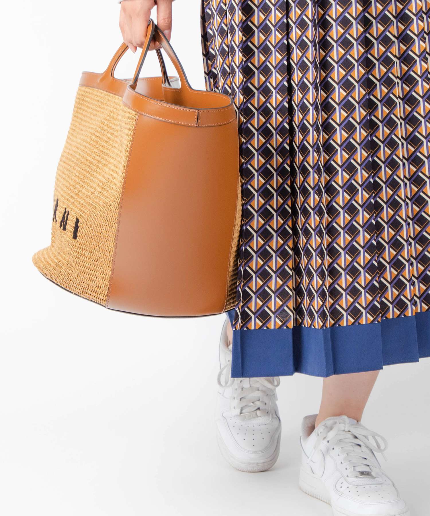 MARNI 【中古】MARNI マルニ バッグ ラフィア ハンドバッグ
