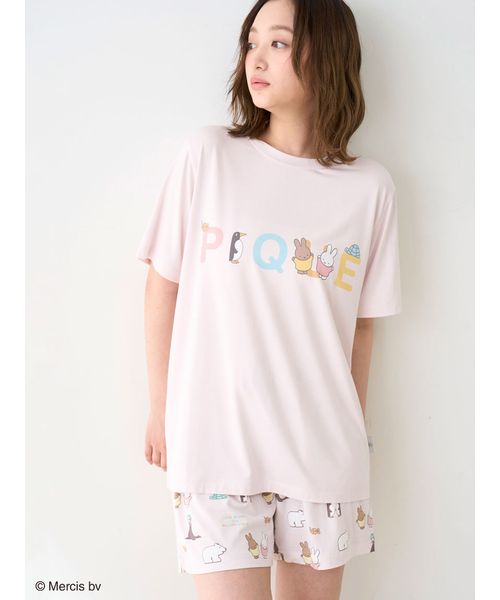 に*ち様 接触冷感　Dick Bruna ワンポイントTシャツ&ショートパンツ Dick Bruna】【接触冷感】ワンポイントTシャツ(508324642
