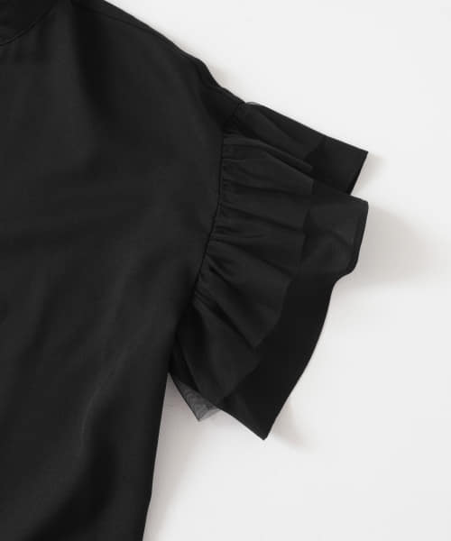 URBAN RESEARCH ITEMS / アーバンリサーチ アイテムズ チュールドッキングフリルブラウス URBAN RESEARCH ITEMS｜チュールドッキングフリルブラウス