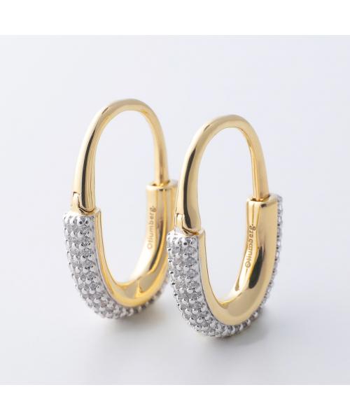 オティウムバーグ Otiumberg Otiumberg フープピアス Pave