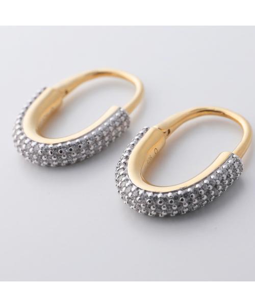 オティウムバーグ Otiumberg Otiumberg フープピアス Pave