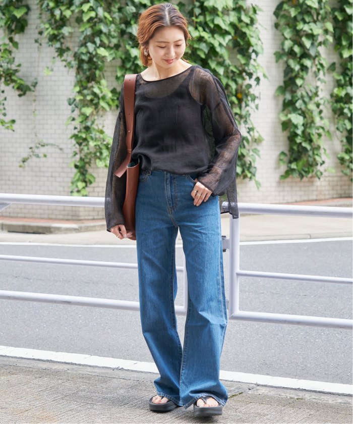 メッシュリネンルーズプルオーバー Spick & Span（スピックアンドスパン）の「メッシュリネンルーズ