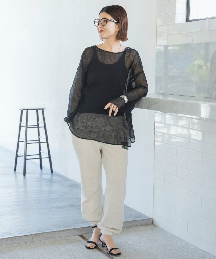 メッシュリネンルーズプルオーバー Spick & Span（スピックアンドスパン）の「メッシュリネンルーズ