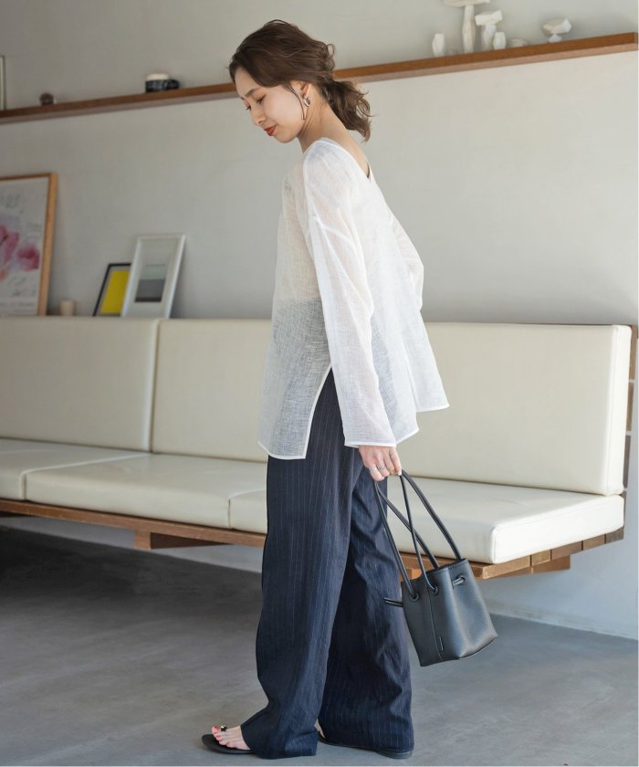 Spick & Span｜≪追加≫手洗い可 / メッシュリネンルーズプル
