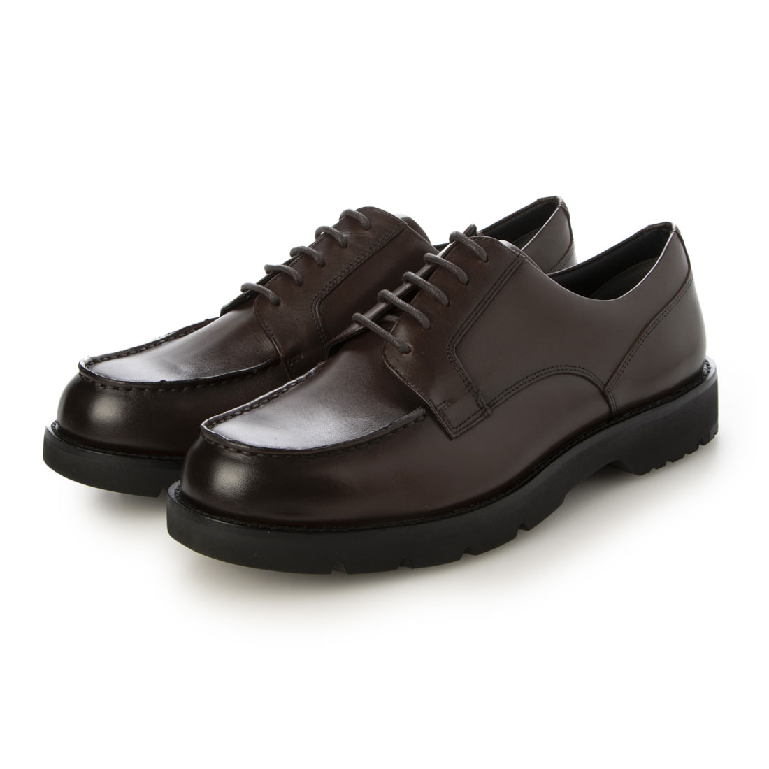 【新品未使用】ラギッド厚底 Uチップシューズ【texcy luxe】 スリムフィット | ミニマルデザイン×ラギッド厚底 | Uチップ