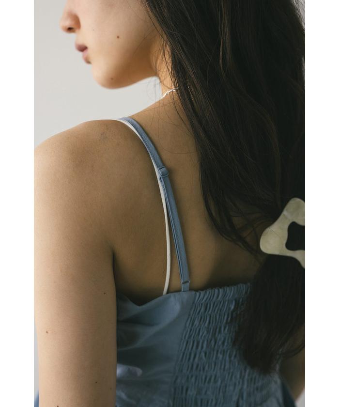 【STYLEMIXER】ペプラムキャミトップ STYLEMIXER | ペプラムキャミトップ (ベアトップ ) |SHEL'TTER