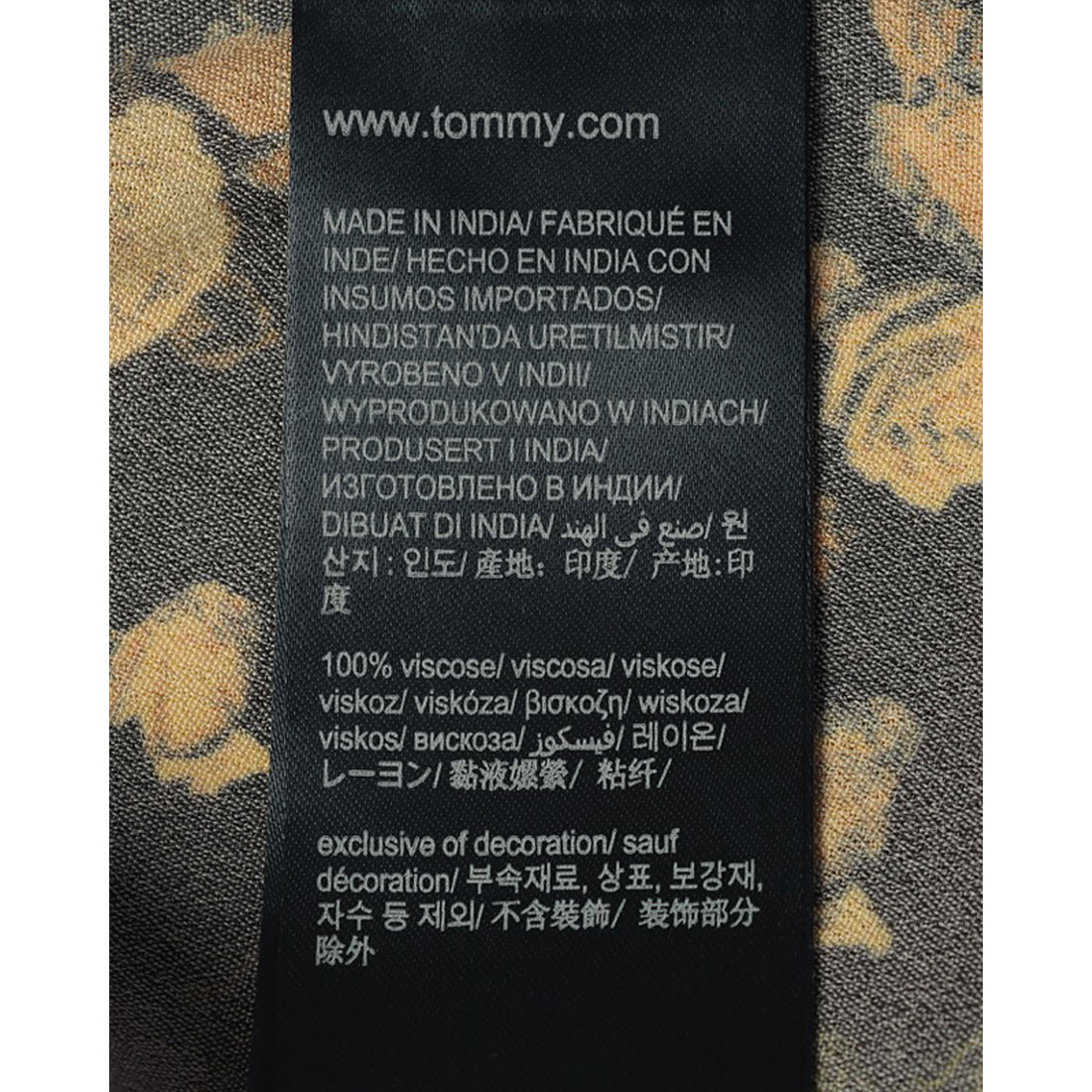 トミー ヒルフィガー   モスクレープローズブラウス （マルチ） セール】トミー ヒルフィガー TOMMY HILFIGER モスクレープ