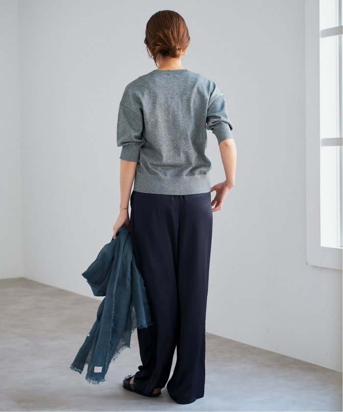 サテンリラックスパンツ(508329914) | イエナ(IENA) - d fashion