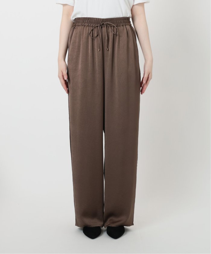 年末のプロモーション大特価！ イエナ(IENA) | サテンリラックスパンツ(508329914) - fashion d パンツ