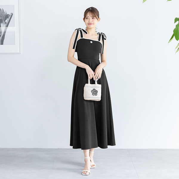 すぐ届く☆*MARY QUANT*オーロラビーズクロシェ 2WAY ミニトート オーロラビーズクロッシェ 2WAYミニトート（トートバッグ