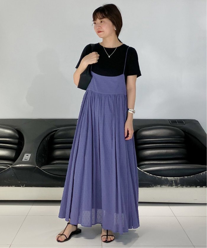 新品タグ付♡　2枚セット　エアリーギャザーキャミワンピースセット　イエナ SLOBE IENA ワンピース 「追加/2枚セット」エアリーギャザー