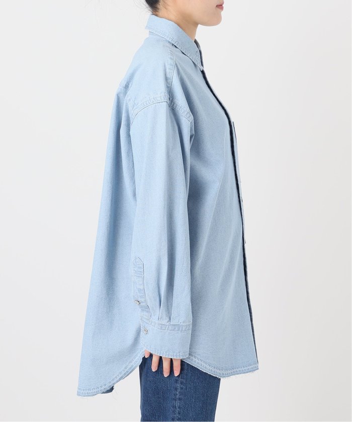 ブラウス シャツ ウォッシャブル / DU JOUR/デュ ジュール JEAN ZIP POCKET SHIRT レディース ウォッシャブル / DU JOUR/デュ ジュール JEAN ZIP POCKET SHIRT