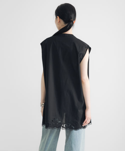 URBAN RESEARCH / アーバンリサーチ カットワークレース刺繍ジレ カットワークレース刺繍ジレ(508333539) | アーバンリサーチ