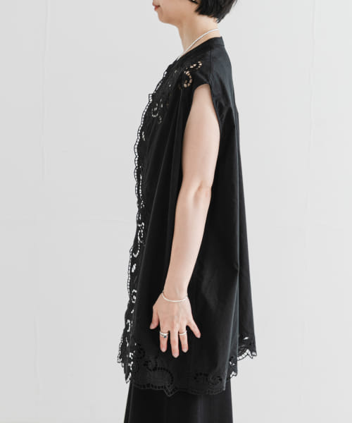 カットワークレース刺繍ジレ(508333539) | アーバンリサーチ