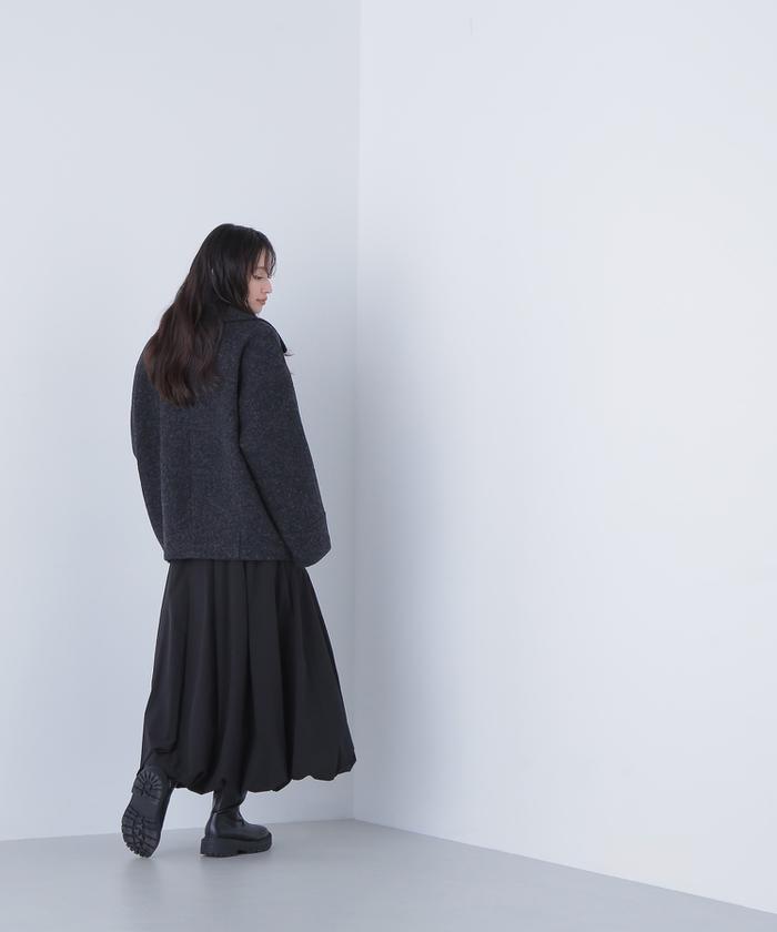 ナチュラルビューティー ウーリーフォルムハーフコート Pコート NATURAL BEAUTY BASIC｜ウーリーフォルムハーフコート | Rakuten