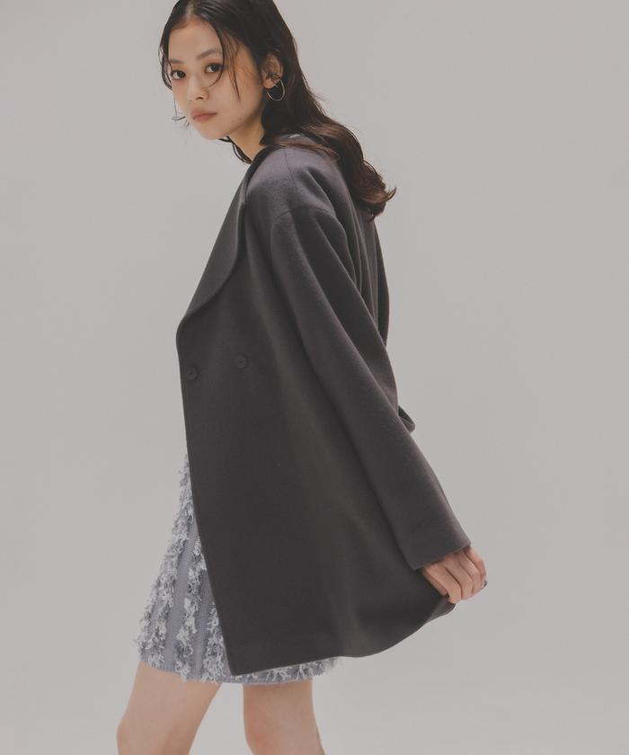 NATURAL BEAUTY BASIC ベルテッドコート テーラーベルテッドロングコート(508384073) | ナチュラル