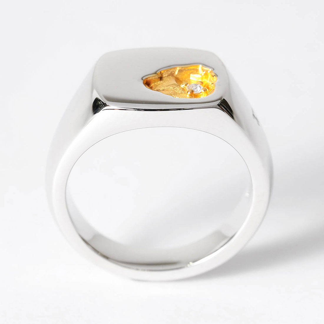 Mined Ring Small Diamond - Tom Wood Project Official Online