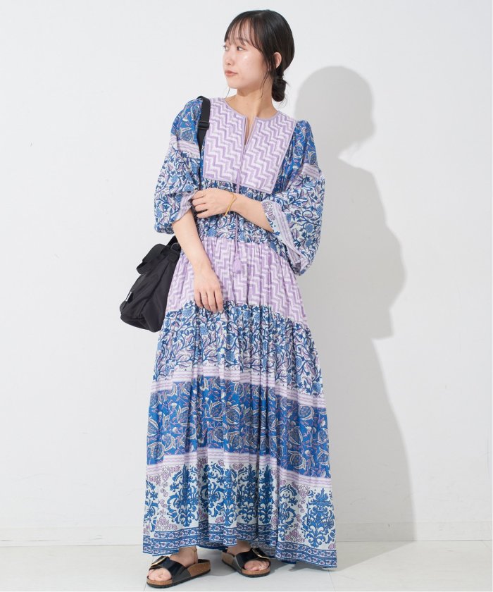 SLOBE IENA * インドパネルティアードワンピース *サイズ36 インドパネルティアードワンピース(508336042) | スローブ