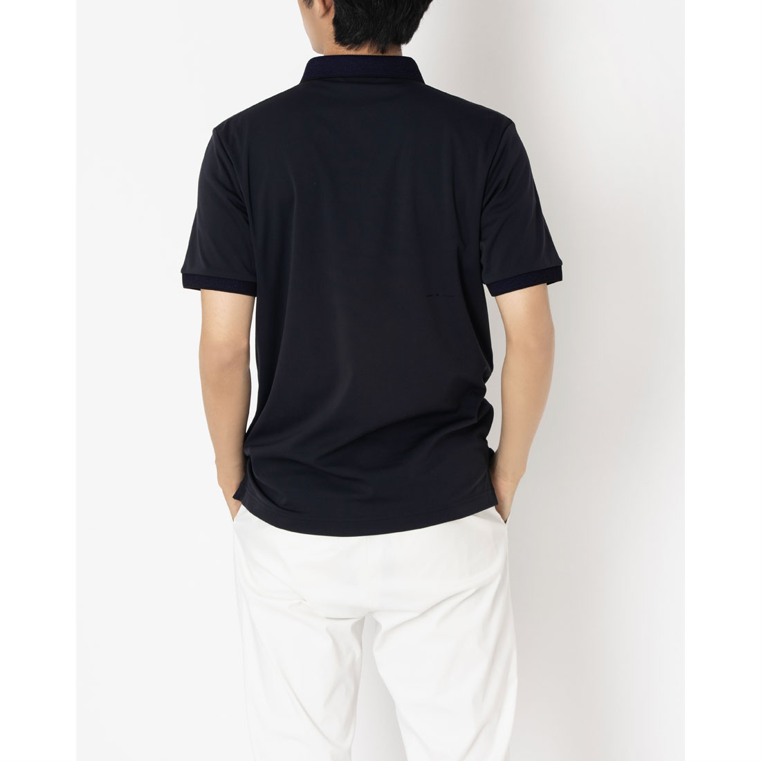ランバン スポール LANVIN SPORT ポロ衿プリントポロシャツ