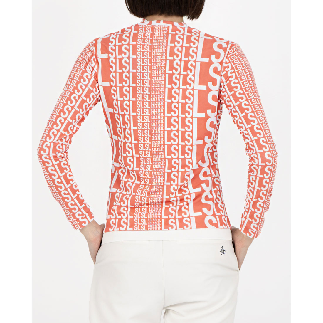 ランバン スポール LANVIN SPORT LSロゴプリントモックネック