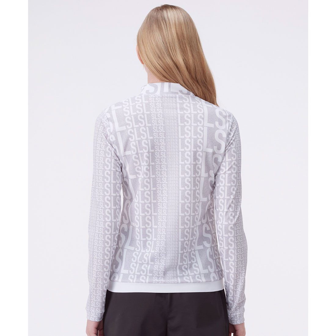 ランバン スポール LANVIN SPORT LSロゴプリントモックネック