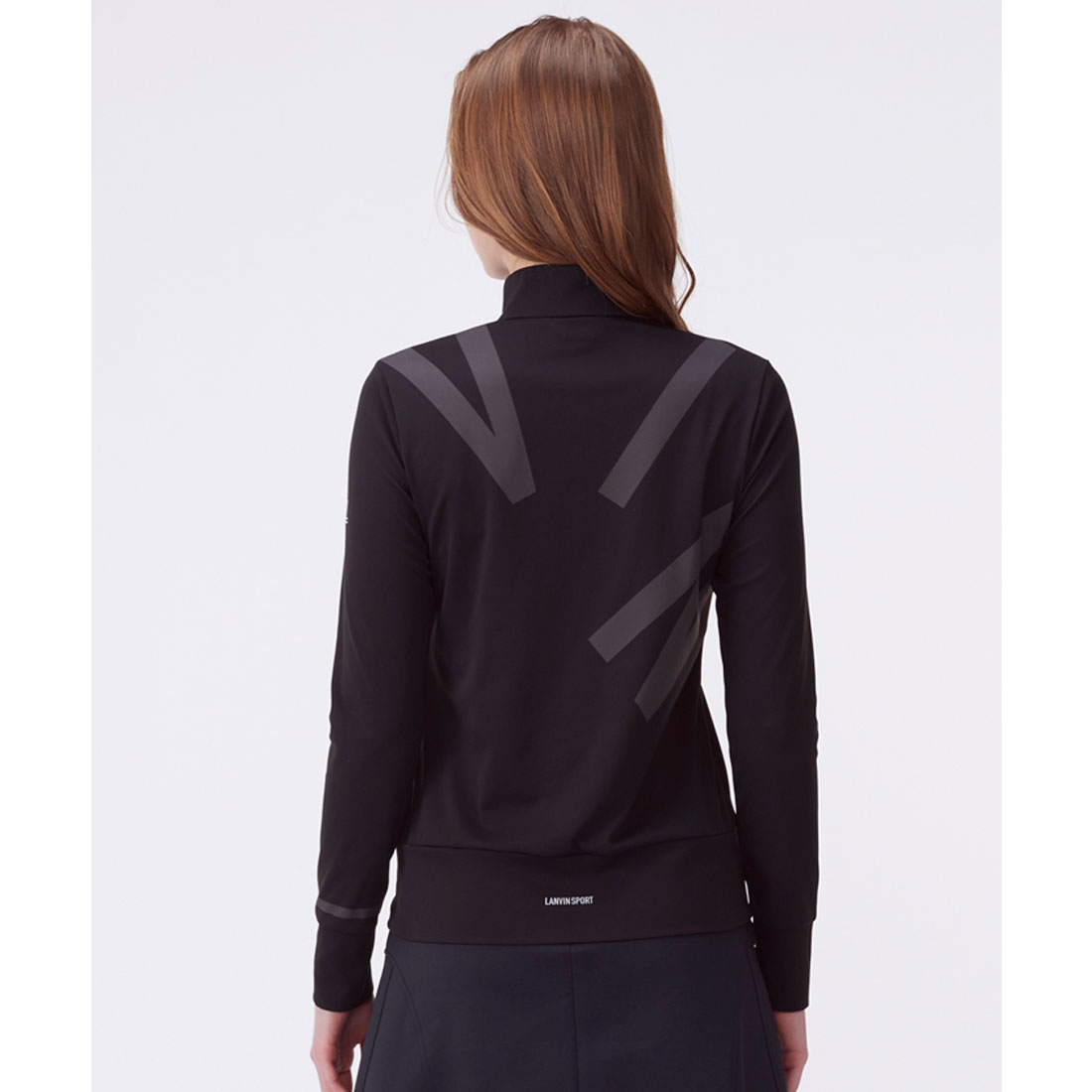 ランバン スポール LANVIN SPORT BIGロゴプリントハーフジップ