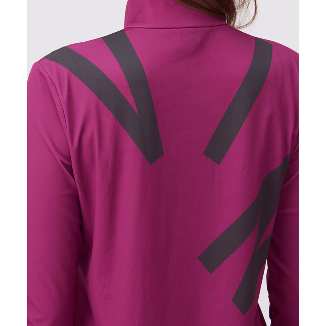 ランバン スポール LANVIN SPORT BIGロゴプリントハーフジップ