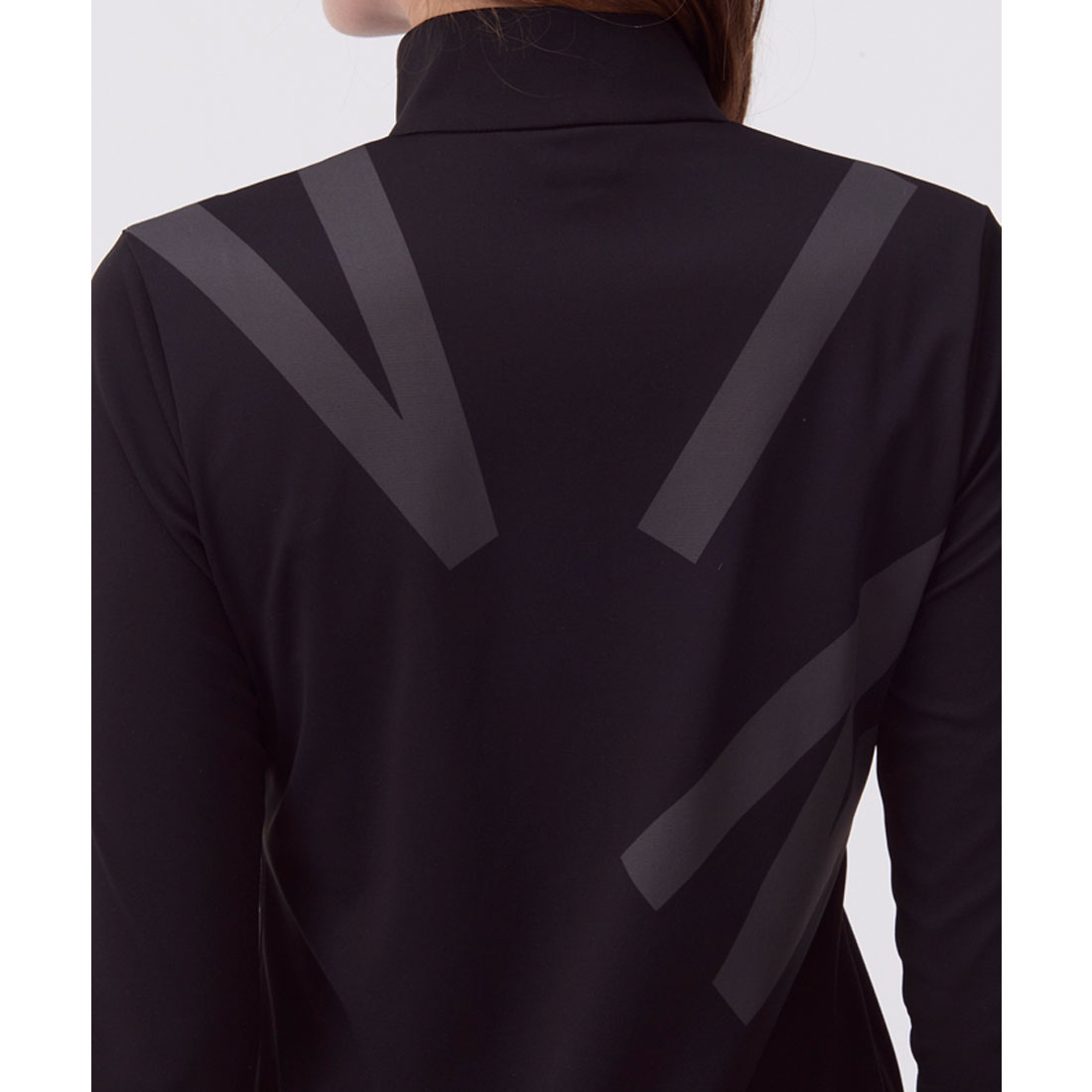 ランバン スポール LANVIN SPORT BIGロゴプリントハーフジップ