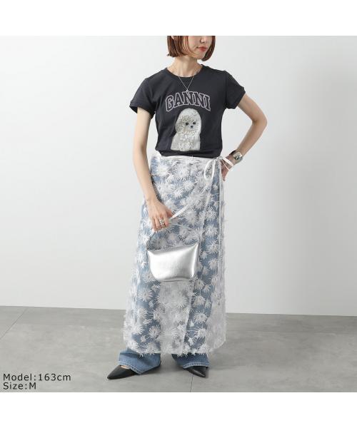 ガニー GANNI GANNI 半袖 Tシャツ Basic Cotton Jersey Baby Fit