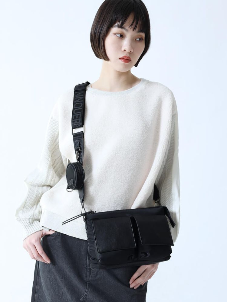 新品 nouer ヌエール ボディバッグ ショルダー バッグ ヤマダヤ ボトムエンボスショルダーバッグ - nouer - nouer｜YAMADAYA STORE