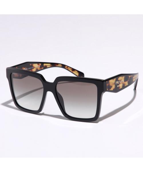 極美品 PRADA プラダ サングラス ブラック シルバー 57☐16 SPR