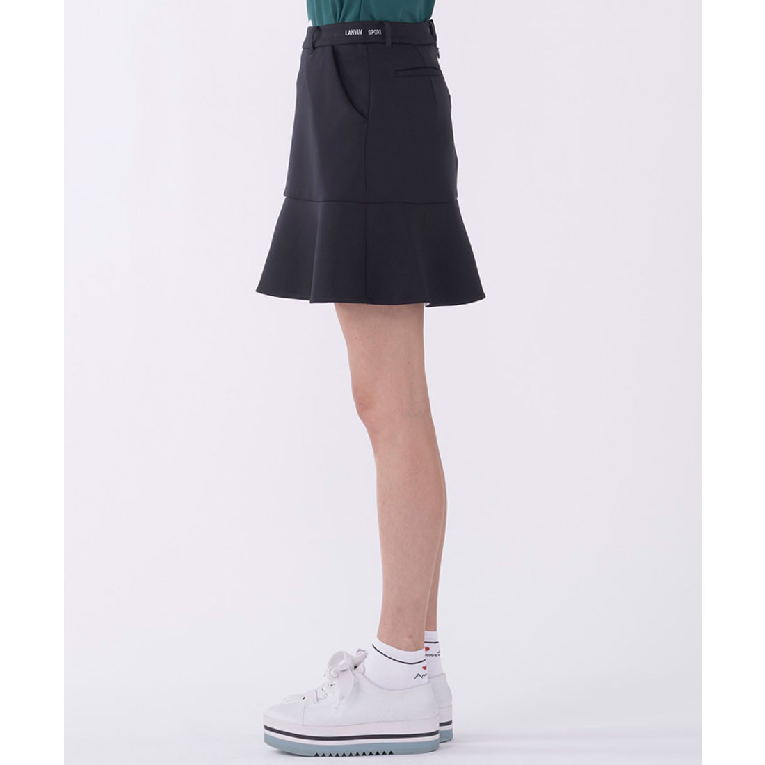 ランバン スポール LANVIN SPORT 裾ブロッキングフレアー