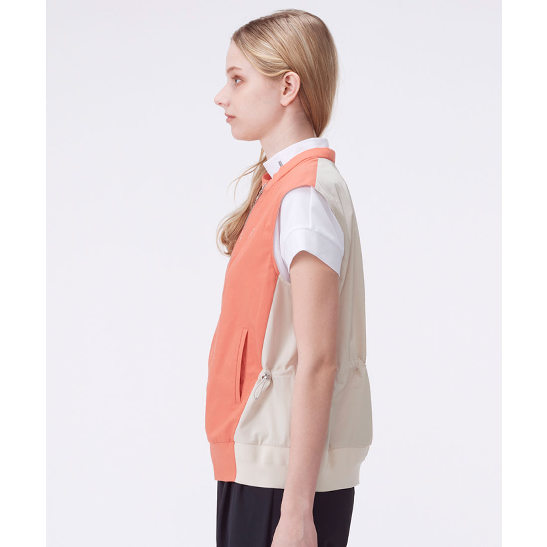 ランバン スポール LANVIN SPORT クルーネックアウターベスト