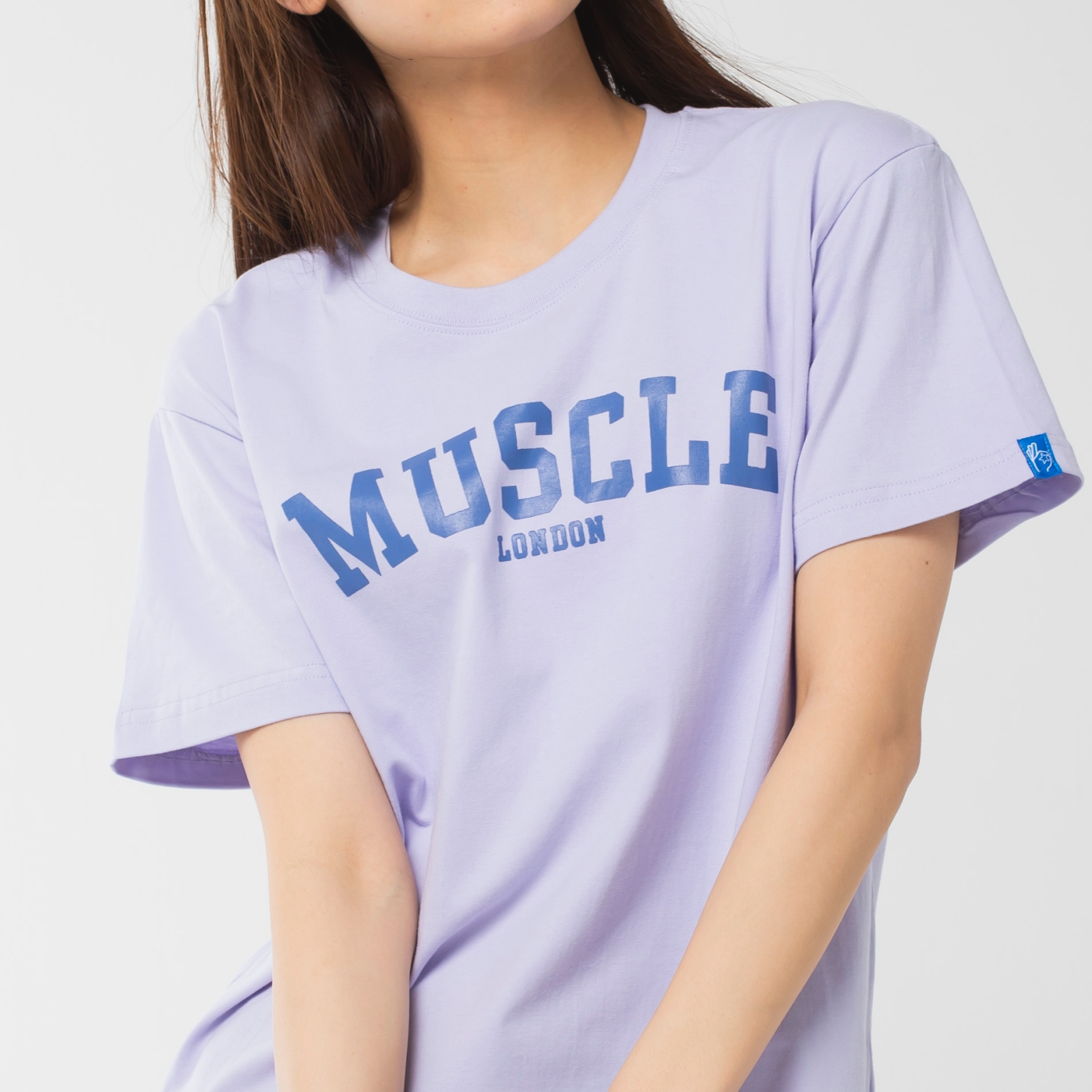 ロングライフアンドハピネス Longlife & Happiness Muscle Japan コットン オーバーサイズ フーディー （NAVY） ロングライフアンドハピネス Longlife & Happiness Muscle Japan