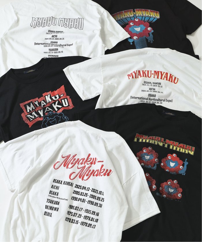 ミャクミャク 別注 ロックツアーTシャツ(508340528