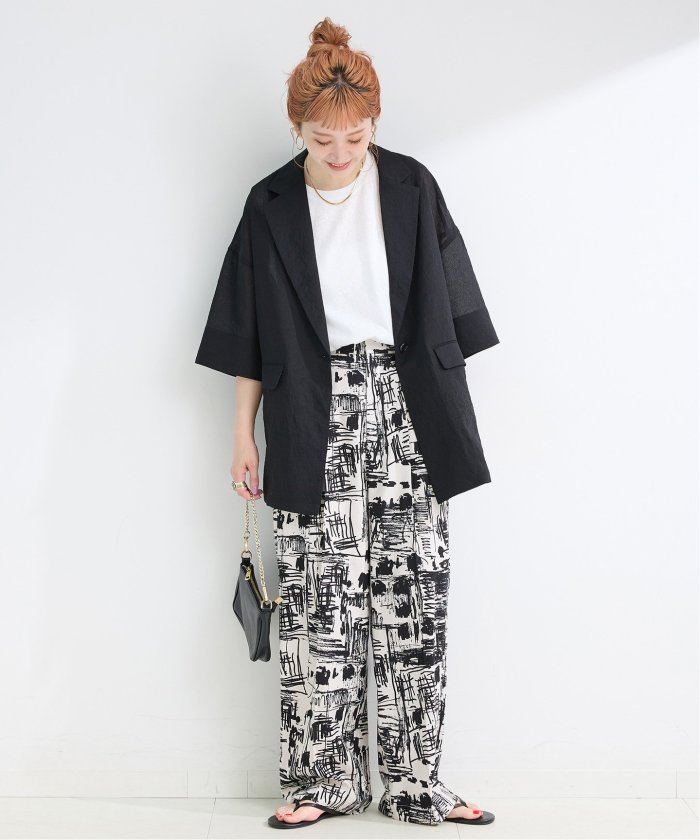 B.C STOCKベーセーストックハーフスリーブジャケット　シアージャケット B.C STOCKベーセーストックハーフスリーブジャケット シアー