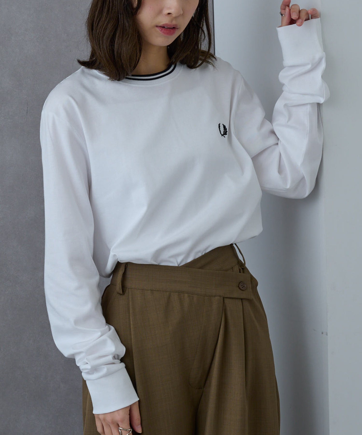 フレッドペリー FRED PERRY Twin Tipped t－Shirt M9602
