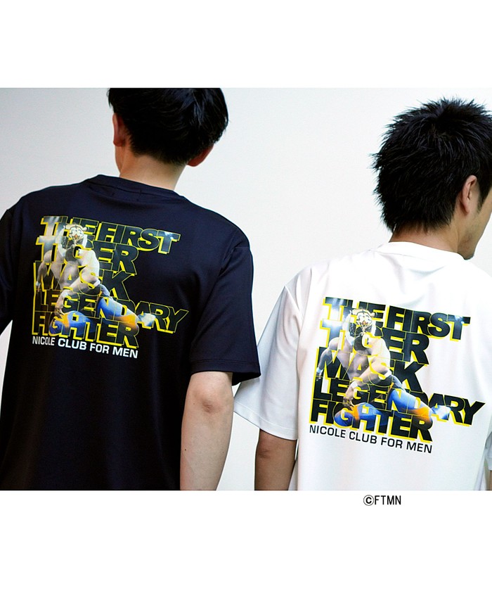 初代タイガーマスク＞＜武藤敬司＞プロレスコラボTシャツ
