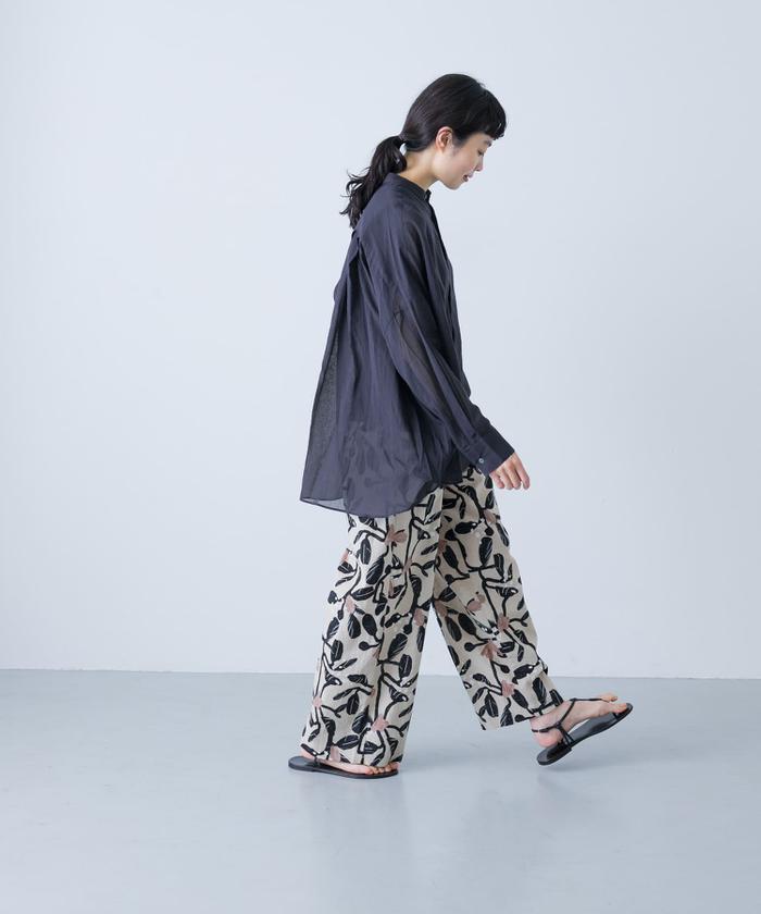 かぐれ　バックタックワイドシャツ かぐれ｜バックタックワイドシャツ | Rakuten Fashion(楽天