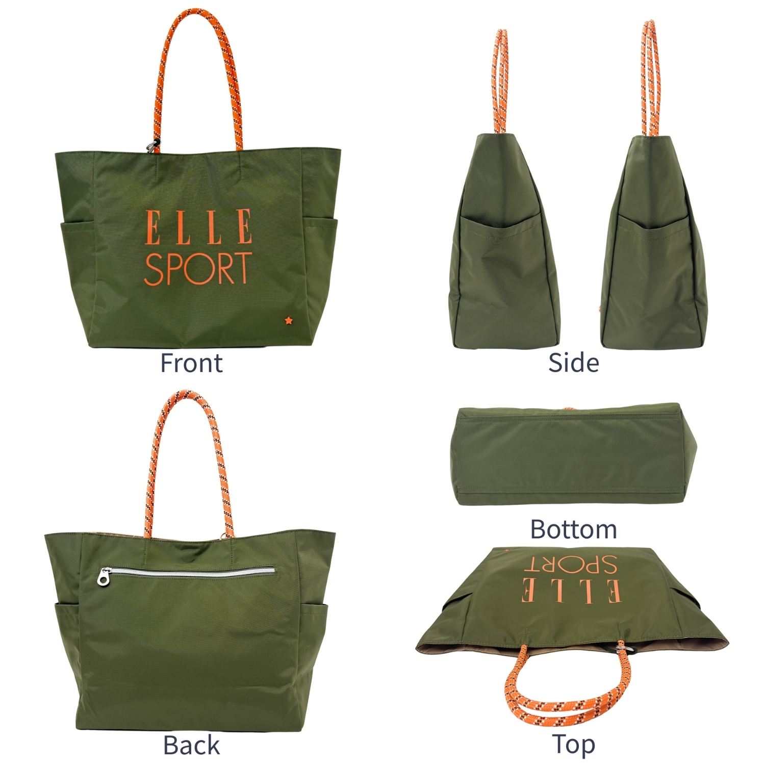 セール 22%OFF】エルスポーツ ELLESPORT ロープハンドル トート