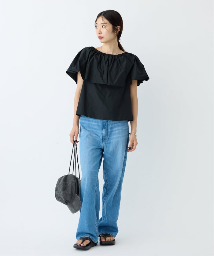 セール 30%OFF】タフタラッフルオフショルトップス(508345147