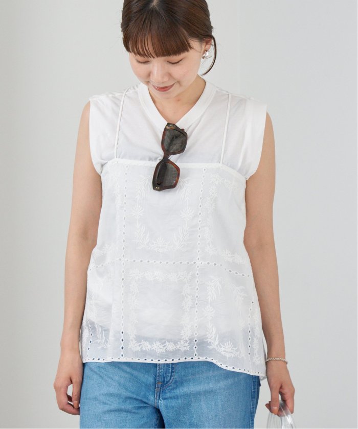 IENA カットワークLACE キャミソール　イエナ IENA｜《一部店舗・WEB限定》レースキャミソール | Rakuten