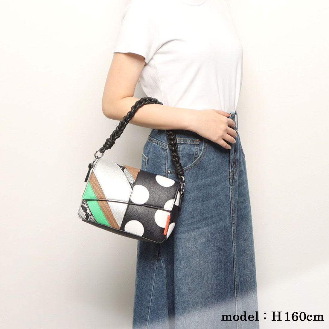 セール】デシグアル Desigual パッチワーク ミニバッグ