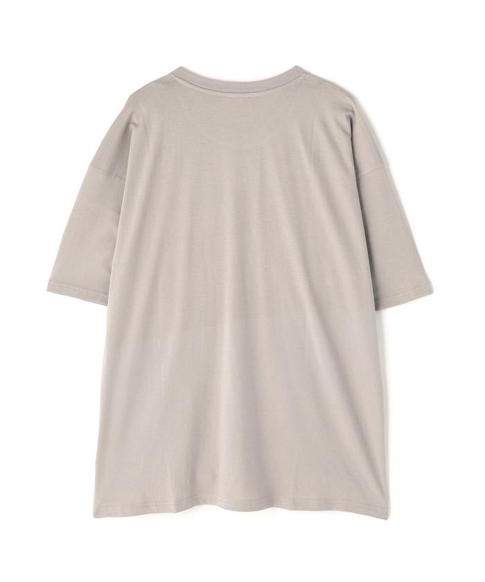 Men's heavyweight T-shirt with bleached Oval D logo | Diesel