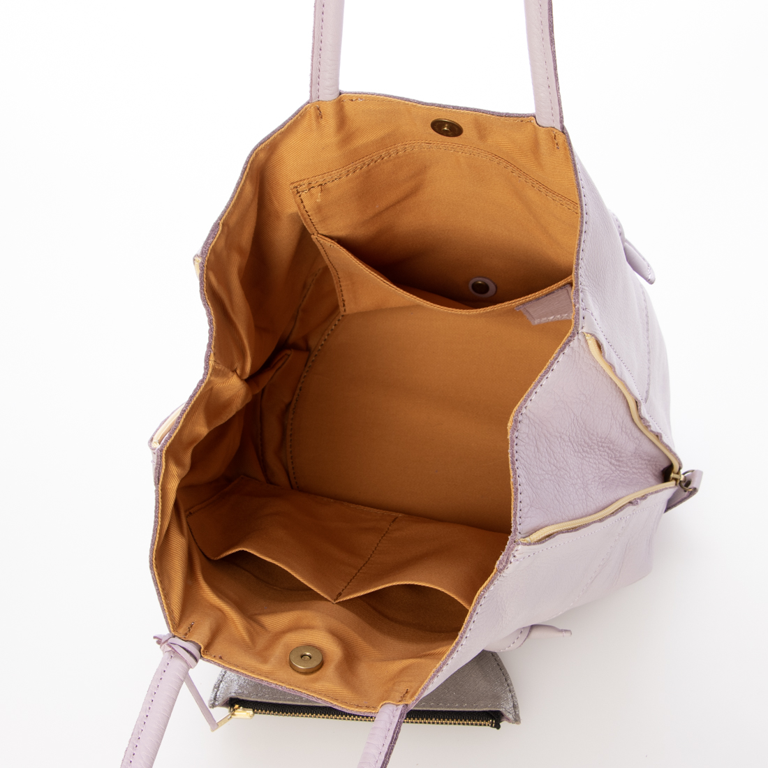 POMTATA　ポンタタ　ハンドバッグ　トート　ENVAN　レザー　グレージュ系 POMTATA (ポンタタ) | ENVAN TOTE S (gray) トートバッグ【国産