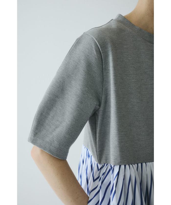 Cut docking shirt dress(508346162) | ヘリンドットサイ(HeRIN