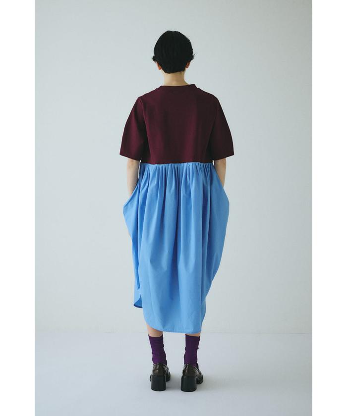 Cut docking shirt dress(508346162) | ヘリンドットサイ(HeRIN