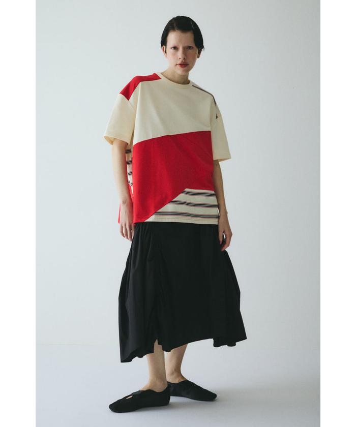 セール】Asymmetry gather skirt (アシンメトリー ギャザー