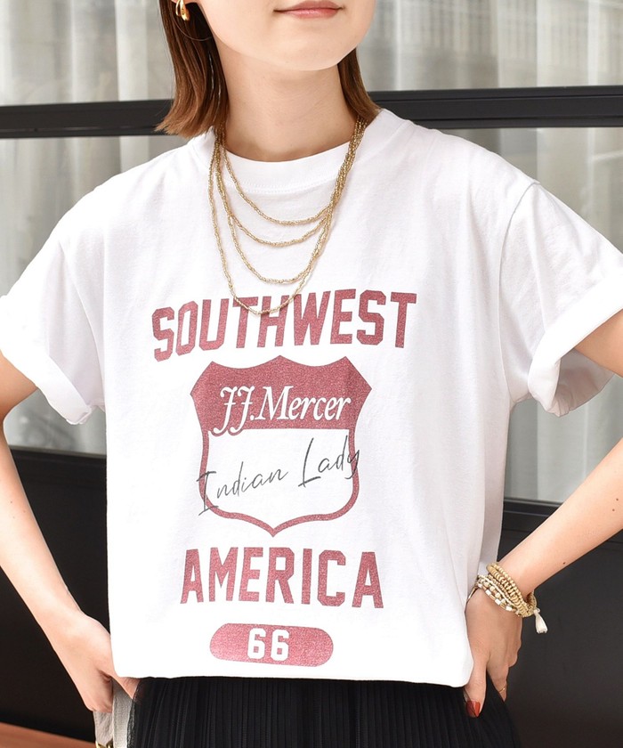 【シップス　ウィメン】【SHIPS別注】J.J MERCER:プリント TEE SHIPS別注】J.J MERCER:プリント TEE(508349381) | シップス
