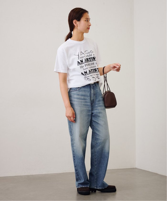 tシャツ YA GOOD IDEAS × KIBITZ HANDWKS MESSAGE TSHIRT レディース YA GOOD IDEAS × KIBITZ HANDWKS MESSAGE TSHIRT（Tシャツ